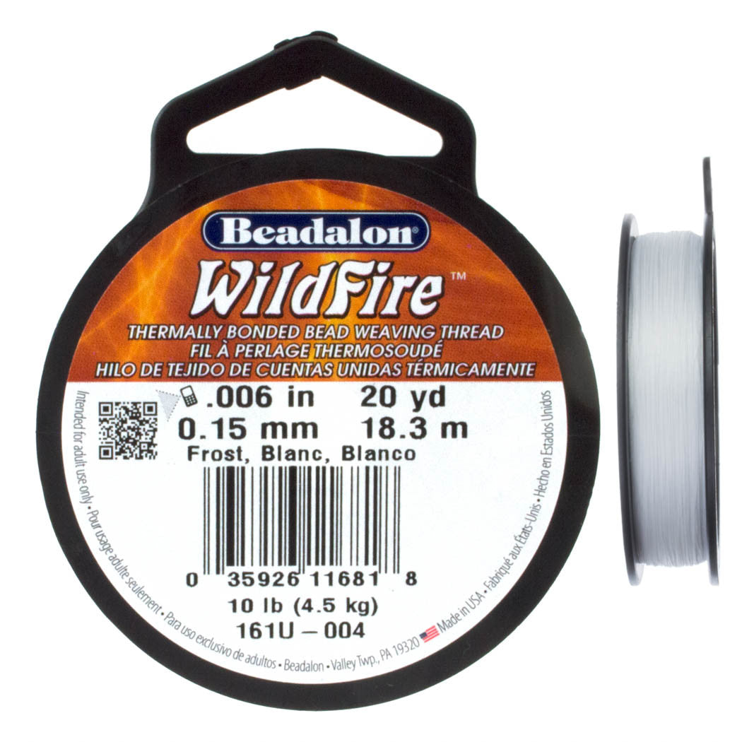 Beadalon WildFire Frost Beading Thread 20 yard Spool