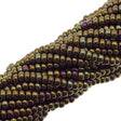 Czech Seed Bead 6/0 Brown Iris 1/2 Hank (59115)