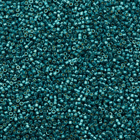 25g Miyuki Delica Seed Bead 11/0 Duracoat Galvanized Seafoam DB1847