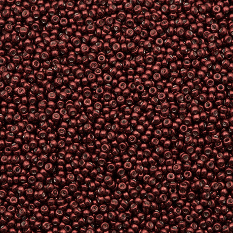 50g Miyuki Round Seed Bead 11/0 Galvanized Wine (1089)