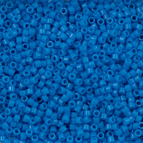 25g Miyuki Delica Seed Bead 11/0 Duracoat Dyed Opaque Delphinium DB2134