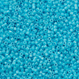 25g Miyuki Delica Seed Bead 11/0 Opaque Sky Blue AB DB215