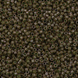 25g Miyuki Delica Seed Bead 11/0 Opaque Dyed Dark Olive DB657