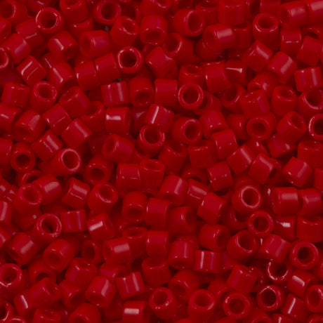 Miyuki Delica Seed Bead 8/0 Opaque Red 6.7g Tube DBL723