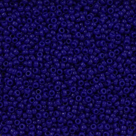 Miyuki Round Seed Bead 15/0 Opaque Cobalt 2-inch Tube (414)