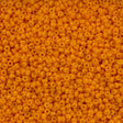 Miyuki Round Seed Bead 15/0 Duracoat Opaque Kumquat 2-inch Tube (4454)