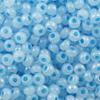 Czech Seed Bead 6/0 Blue Ceylon AB 1/2 Hank (57534)