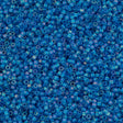 Miyuki Delica Seed Bead 15/0 Transparent Matte Capri Blue AB 2-inch Tube DBS862