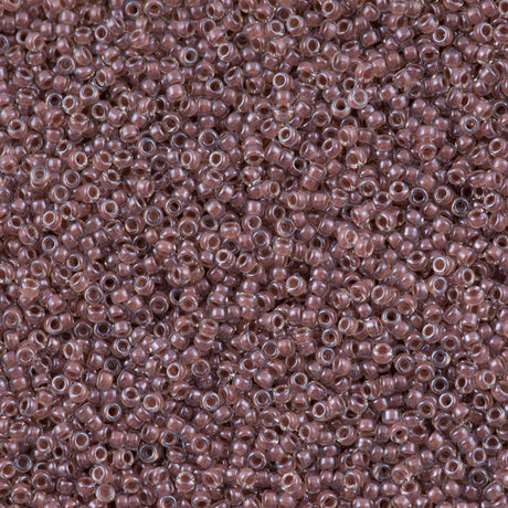 50g Miyuki Round Seed Bead 11/0 Inside Color Lined Mocha (224)