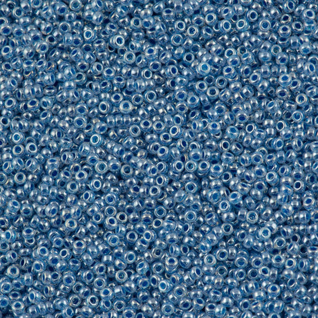 50g Miyuki Round Seed Bead 11/0 Blue Ceylon (545)