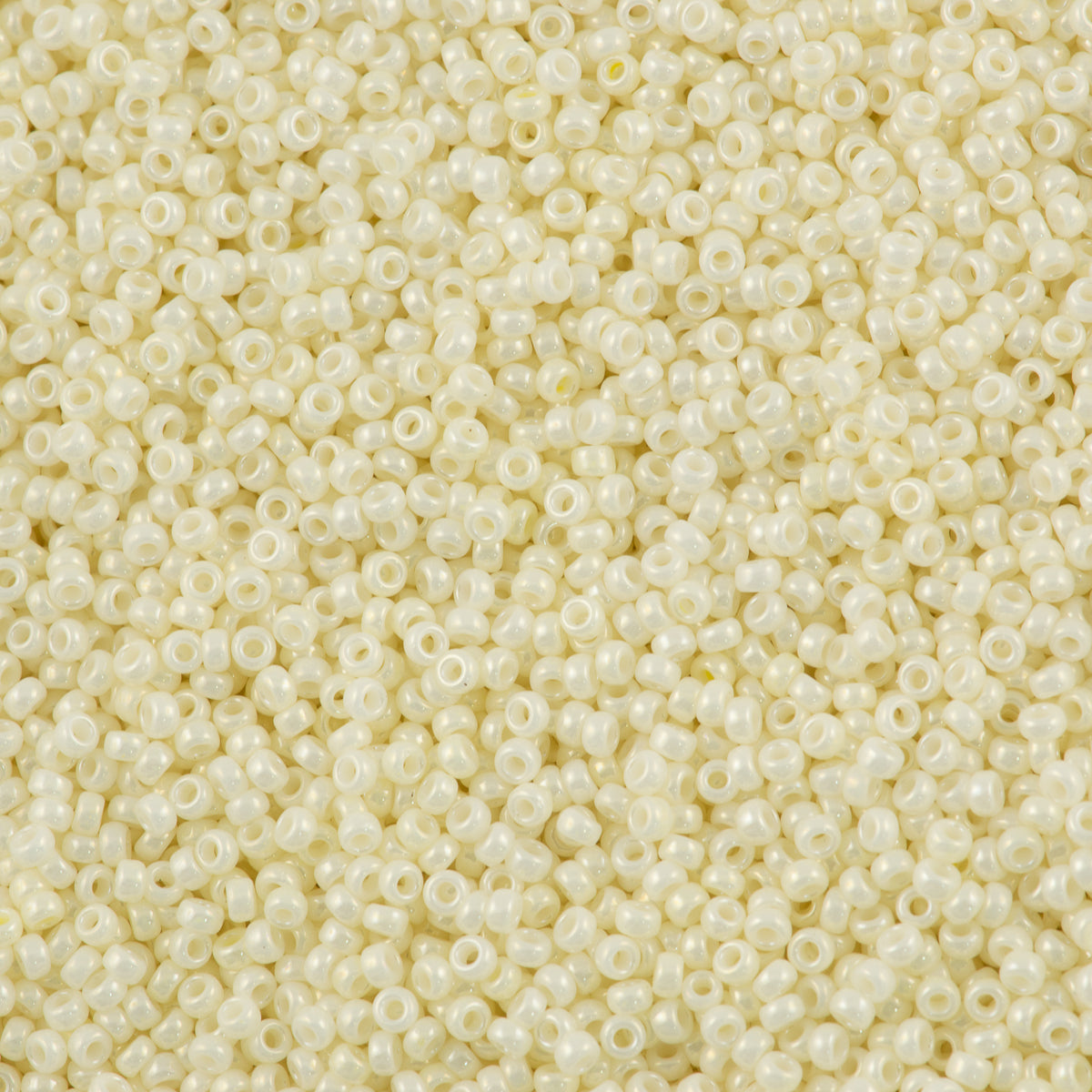 Miyuki Round Seed Bead 8/0 Cream Ceylon 22g Tube (594)