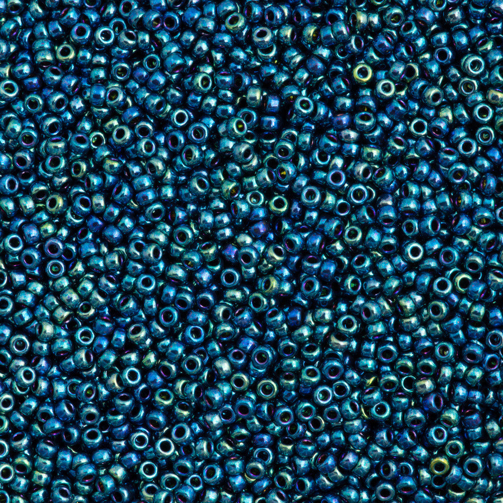 50g Miyuki Round Seed Bead 11/0 Metallic Indigo Iris (467)