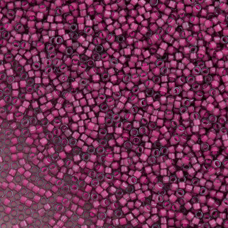 25g Miyuki Delica Seed Bead 11/0 Luminous Jazzberry DB2050