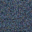 50g Miyuki Round Seed Bead 11/0 Matte Grey AB (152FR)