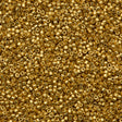 25g Miyuki Delica Seed Bead 11/0 Duracoat Galvanized Gold DB1832