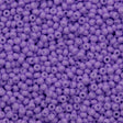 50g Czech Seed Bead 10/0 Dyed Chalk Purple Solgel (03123)