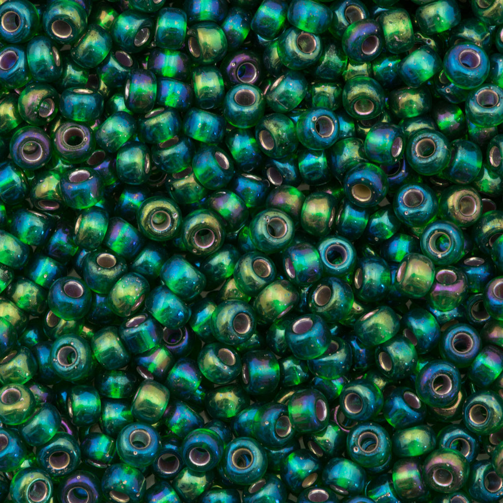 MIYUKI-Seed Beads-Med Dark Green-6 Strand-Size 10 – Treasures