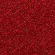 Miyuki Round Seed Bead 8/0 Matte Opaque Dark Red 22g Tube (408F)