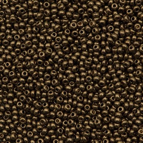 50g Czech Seed Bead 10/0 Bronze (59142)