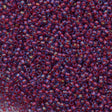 Toho Round Seed Bead 11/0 Inside Color Lined Oxblood Blue 2.5-inch Tube (304)