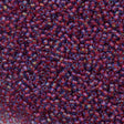 50g Toho Round Seed Bead 11/0 Inside Color Lined Oxblood Blue (304)