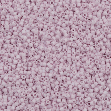 25g Miyuki Delica Seed Bead 11/0 Opaque Matte Berry Smoothie AB DB1524