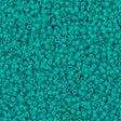 25g Miyuki Delica Seed Bead 11/0 Matte Opaque Dyed Turquoise DB793