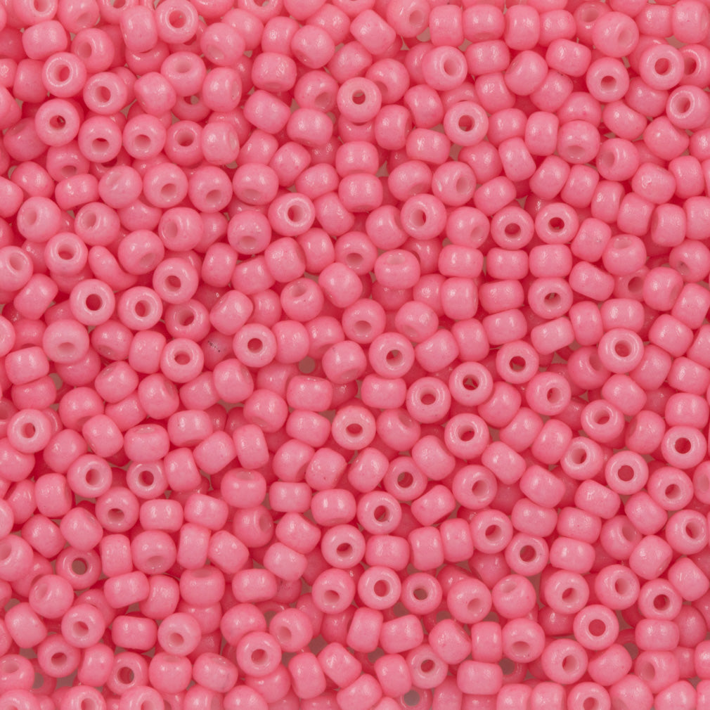 Miyuki Round Seed Bead 8/0 Duracoat Opaque Carnation 22g Tube (4467)