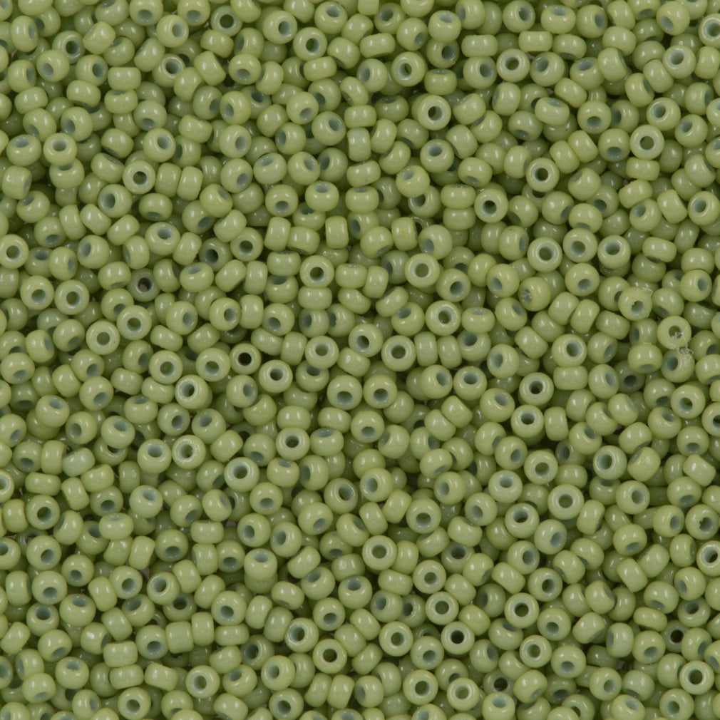 Miyuki Round Seed Bead 11/0 Duracoat Dyed Opaque Fennel (4473)