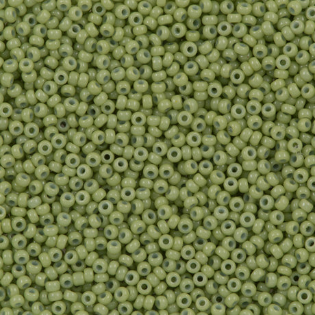 Miyuki Round Seed Bead 11/0 Duracoat Dyed Opaque Fennel (4473)