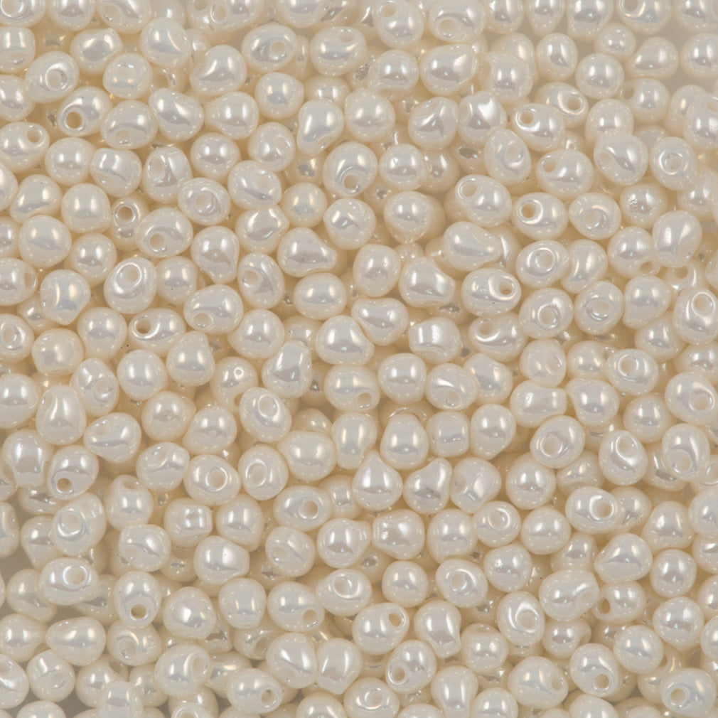 Miyuki Drop Fringe Seed Bead Ceylon Cream 10g (421D)