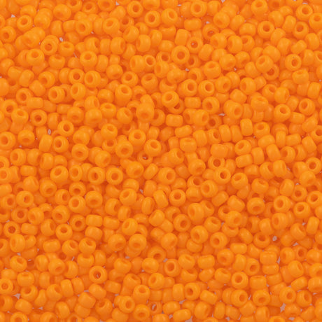 Miyuki Round Seed Bead 11/0 Opaque Light Orange (406L)