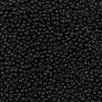 Czech Seed Bead 11/0 Opaque Black 50g (23980)