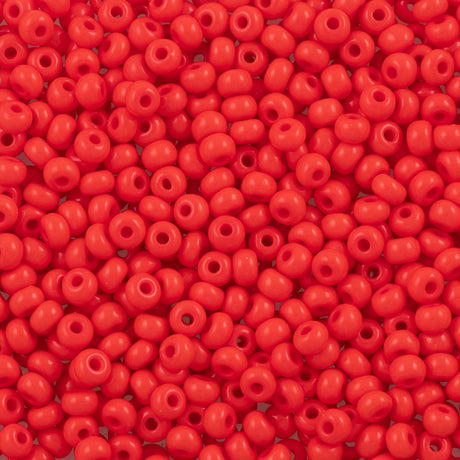 Preciosa Czech Seed Bead 11/0 Opaque Light Red (93170)