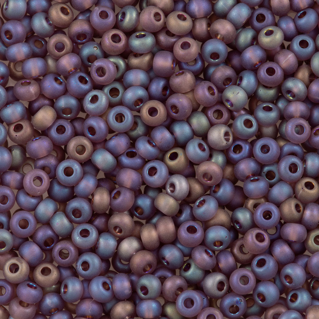 Preciosa Czech Seed Bead 6/0 Matte Amethyst AB (21060M)