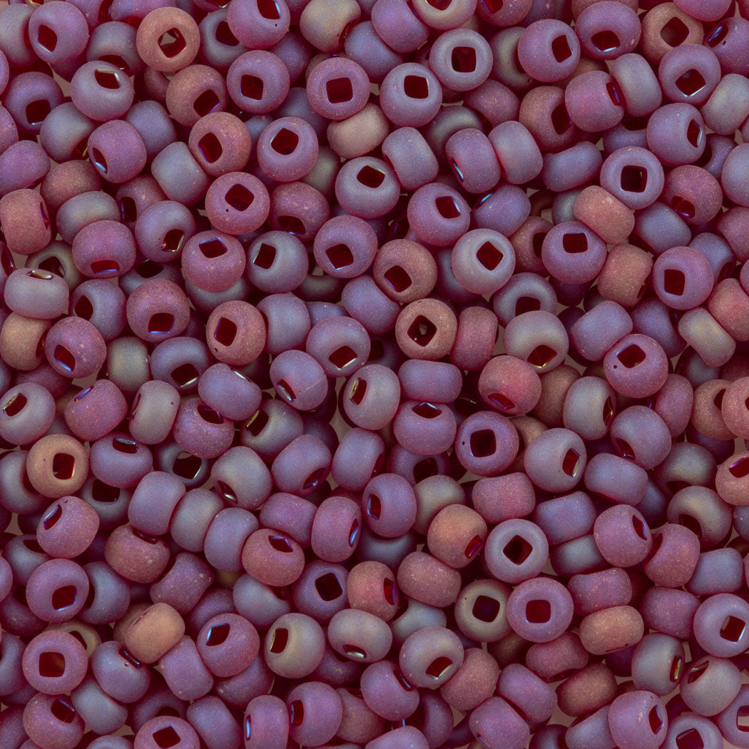 Preciosa Seed Bead 6/0 Garnet Matte AB (91120M)