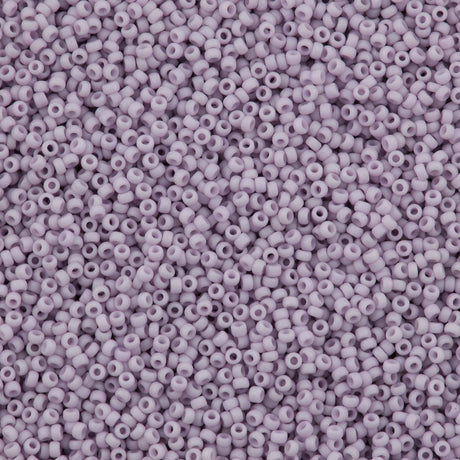 50g Miyuki Round Seed Bead 11/0 Opaque Matte Light Mauve (2025)