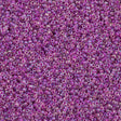 Miyuki Round Seed Bead 11/0 Inside Color Lined Raspberry AB 22g Tube (264)