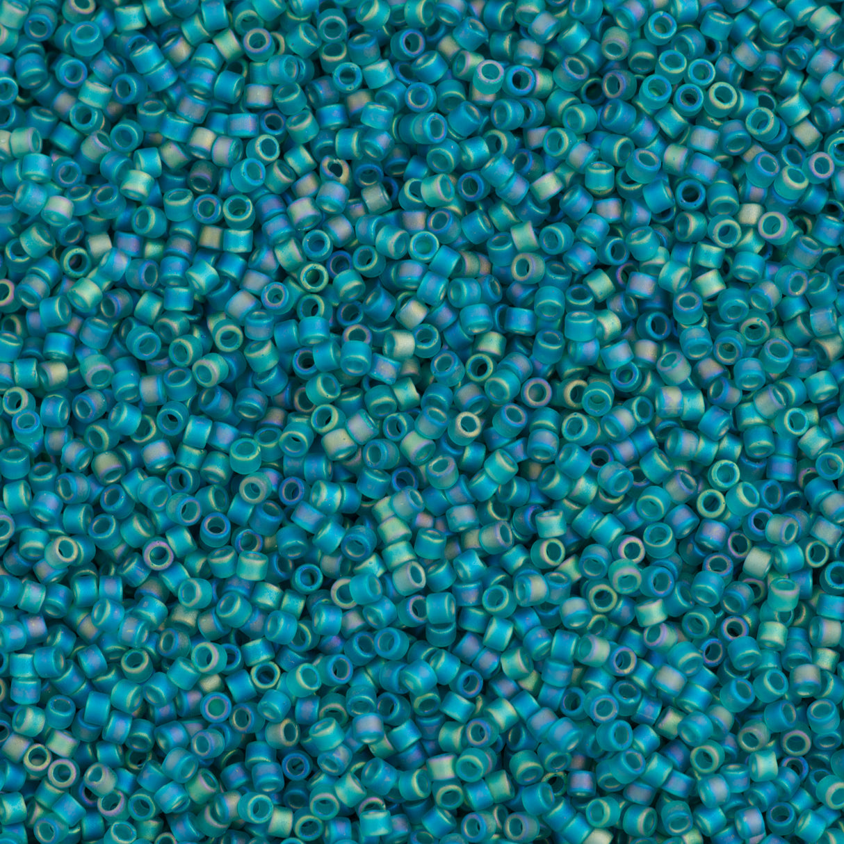 25g Miyuki Delica Seed Bead 11/0 Matte Teal AB DB1283