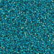 Miyuki Delica Seed Bead 11/0 Transparent Matte Teal AB 2-inch Tube DB1283