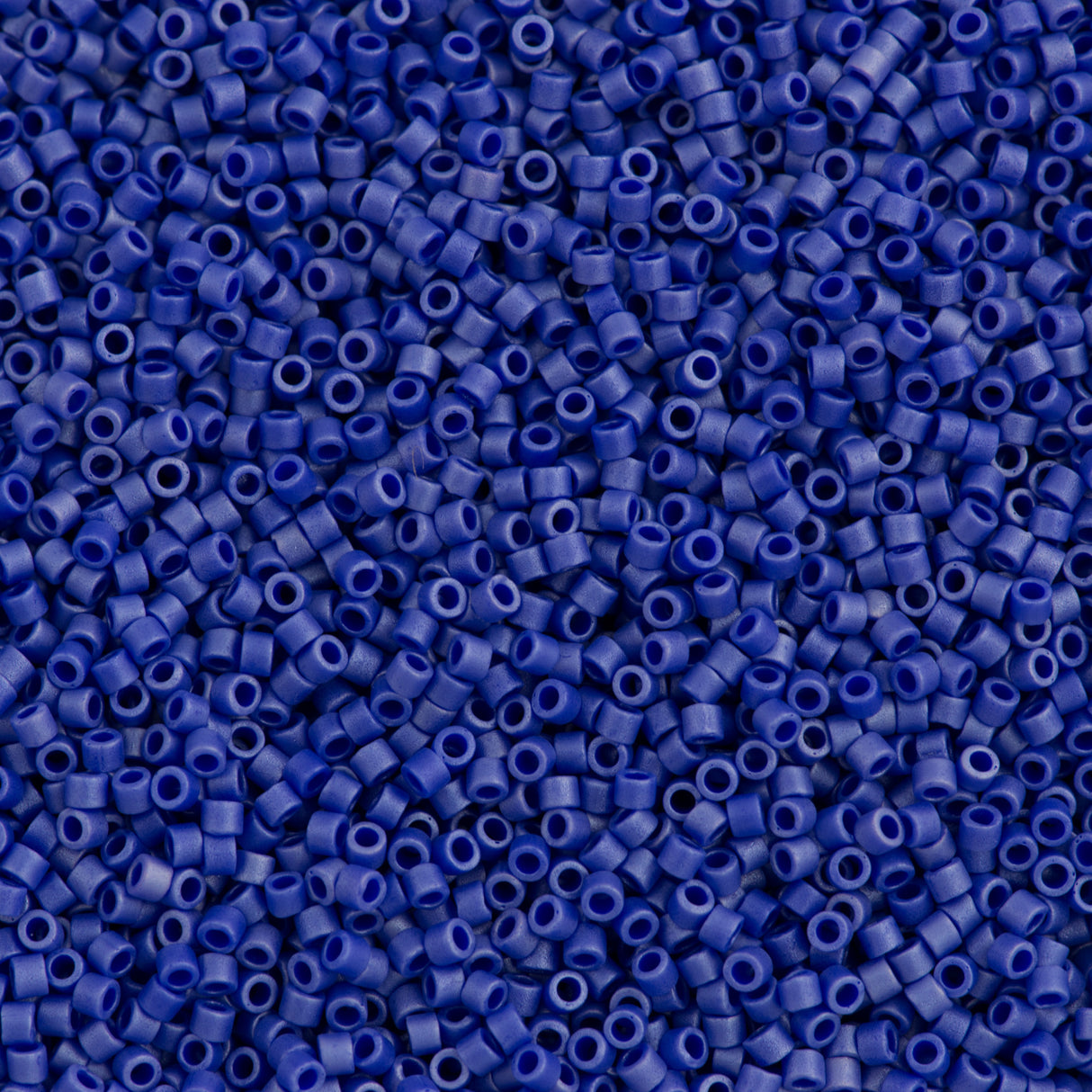 Miyuki Delica Seed Bead 11/0 Matte Opaque Luster Cobalt 2-inch Tube DB361