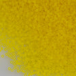 25g Miyuki Delica Seed Bead 11/0 Matte Transparent Yellow DB743