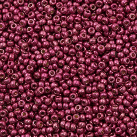 Miyuki Round Seed Bead 8/0 Duracoat Galvanized Magenta 25g (4219)