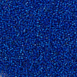 25g Miyuki Delica Seed Bead 11/0 Deep Blue Inside Dyed Color White DB1785