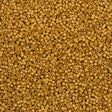 25g Miyuki Delica Seed Bead 11/0 Matte 24kt Gold Plated DB331