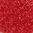 Miyuki Delica Seed Bead 15/0 Transparent Strawberry AB 2-inch Tube DBS172