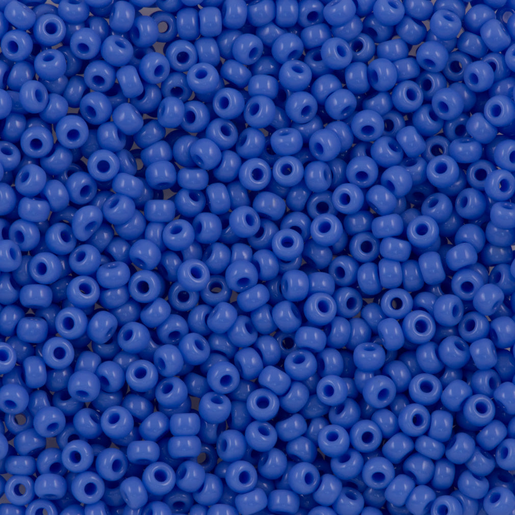 Miyuki Round Seed Bead 8/0 Opaque Periwinkle 25g (417L) | Aura Crystals ...