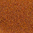 Miyuki Round Seed Bead 11/0 Silver Lined Orange AB (1008)