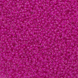 50g Miyuki Round Seed Bead 11/0 Inside Color Lined Fuchsia (209)