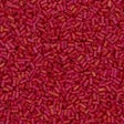 Miyuki 3mm Bugle Bead Opaque Matte Dark Red AB 5-inch Tube (408FR)